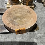 Rosewood schijf, Dikte 70mm, Ø 450mm